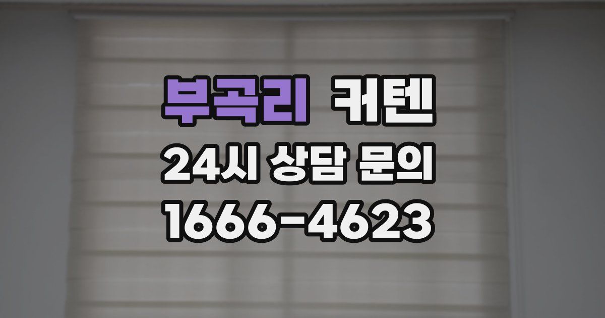 부곡리 커텐