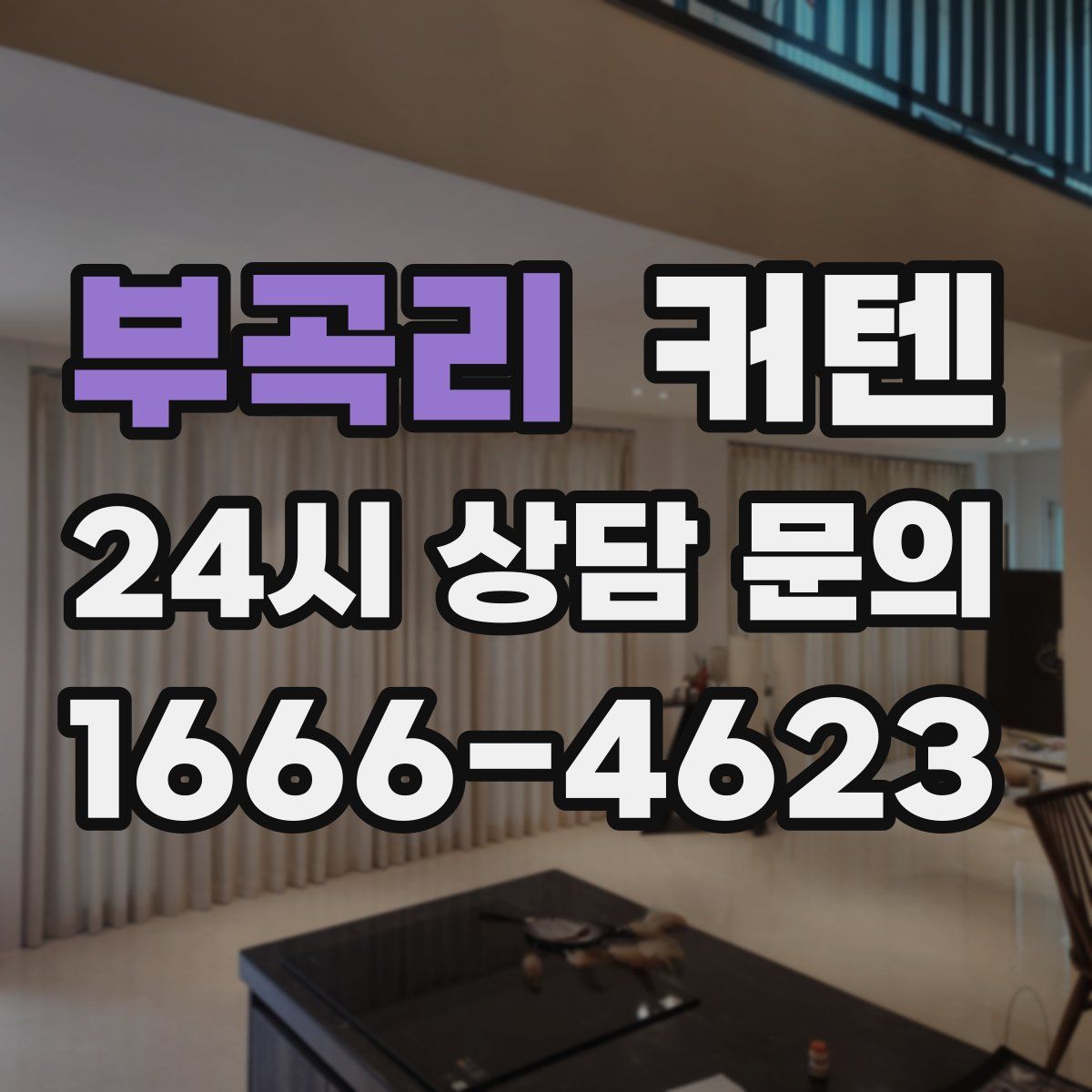 부곡리 커텐