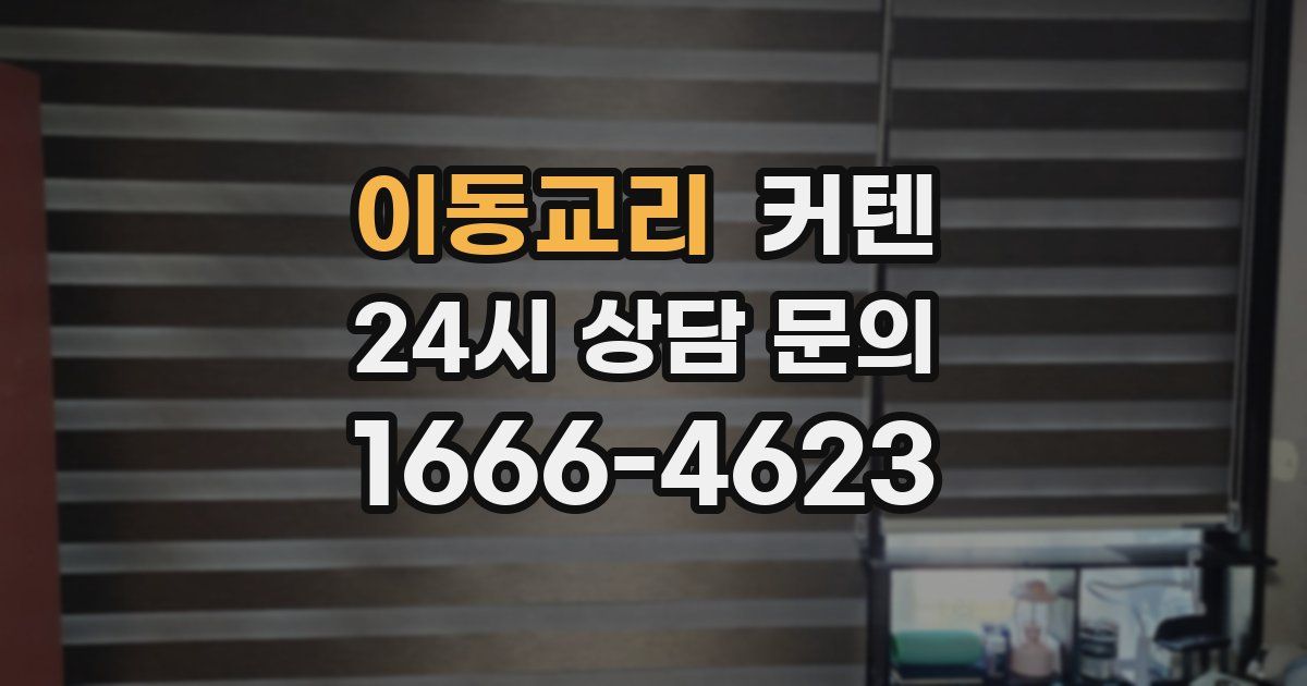 이동교리 커텐