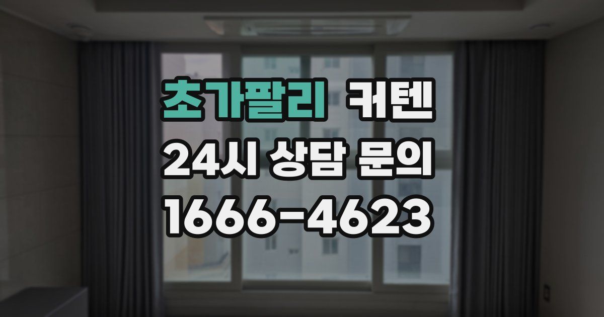 초가팔리 커텐