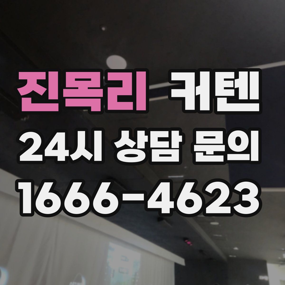 진목리 커텐