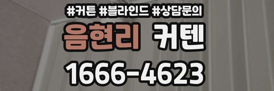 음현리 커텐