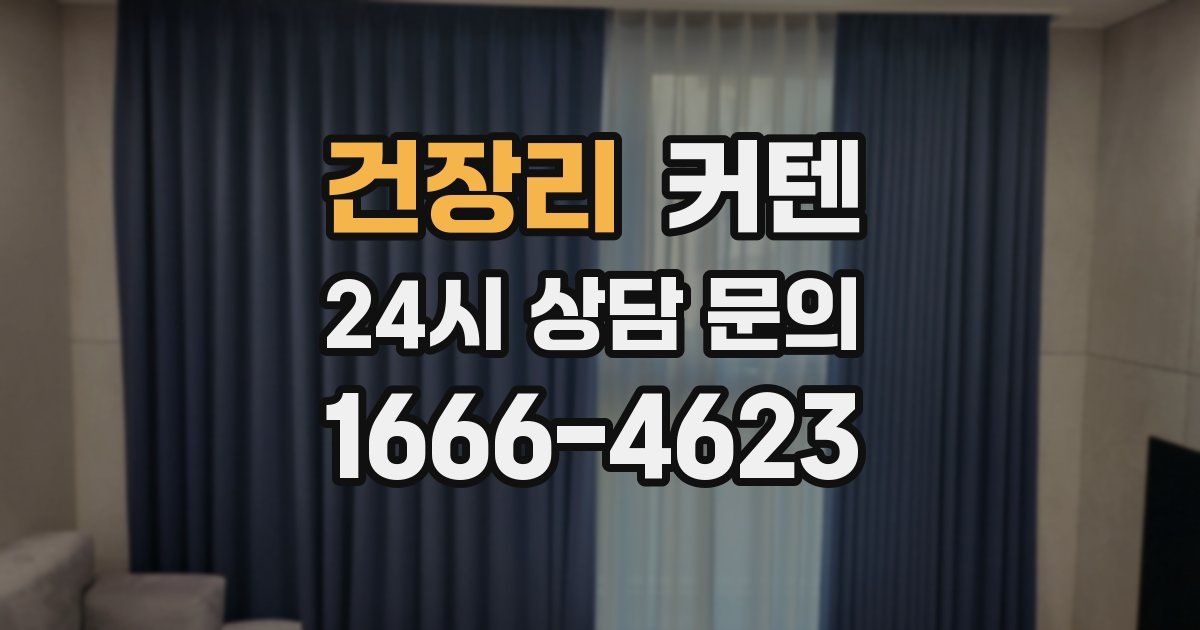 건장리 커텐