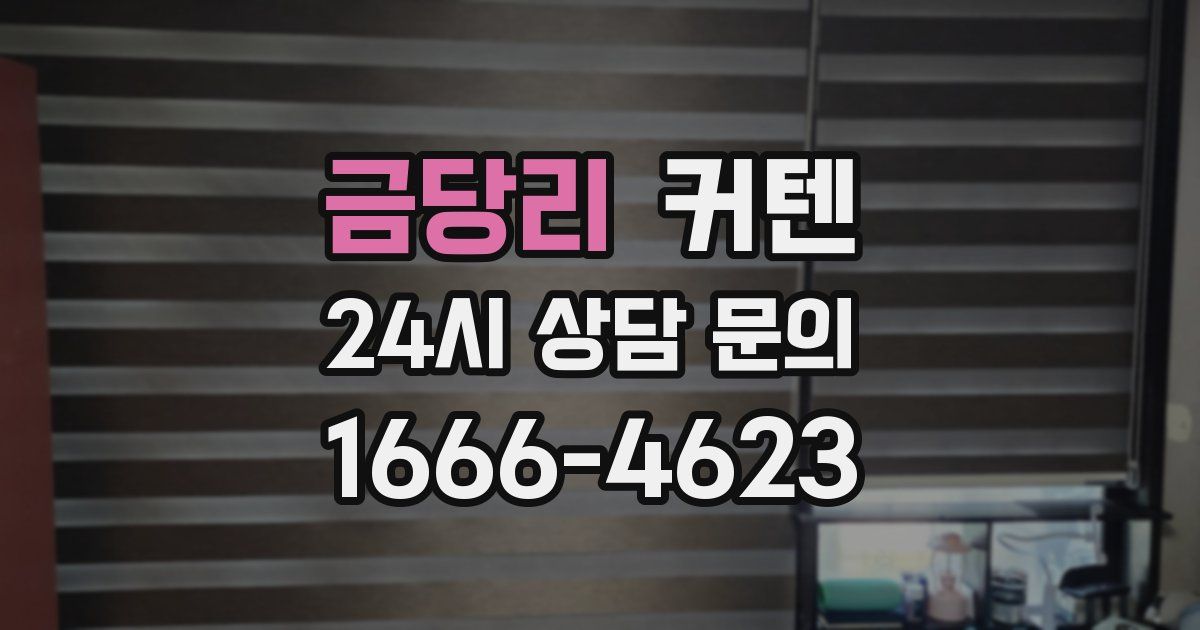금당리 커텐
