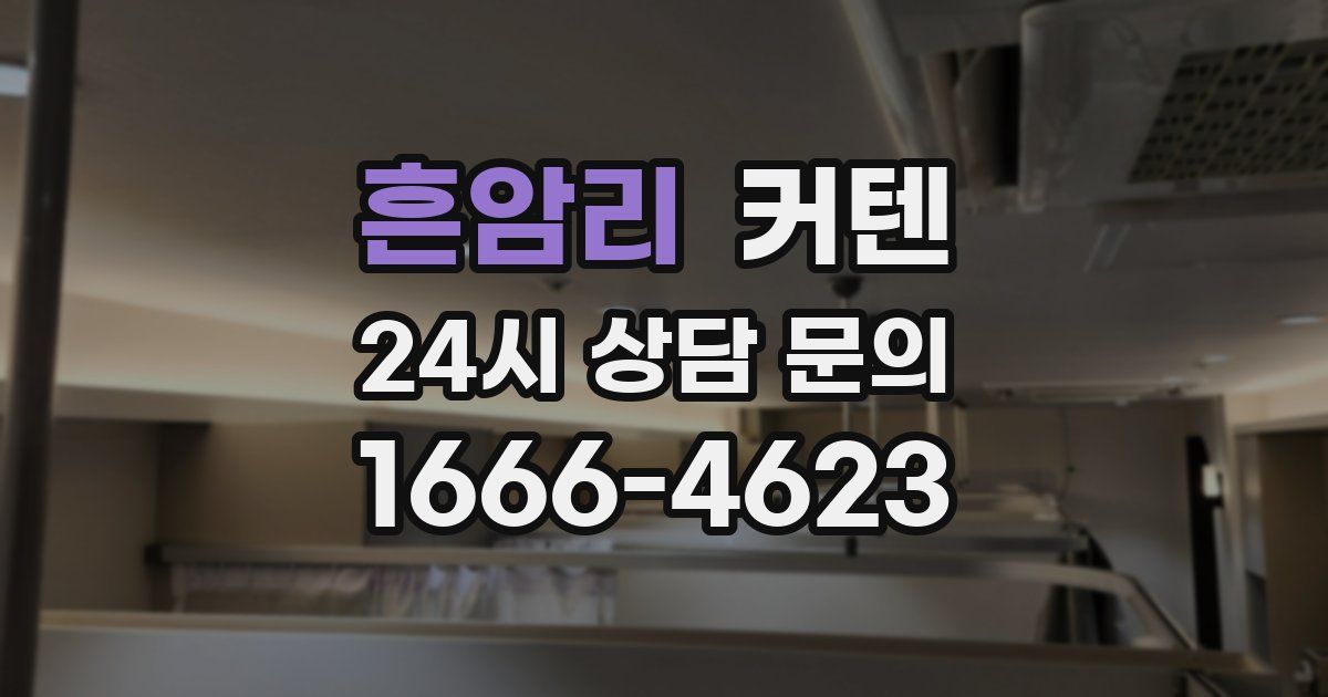 흔암리 커텐