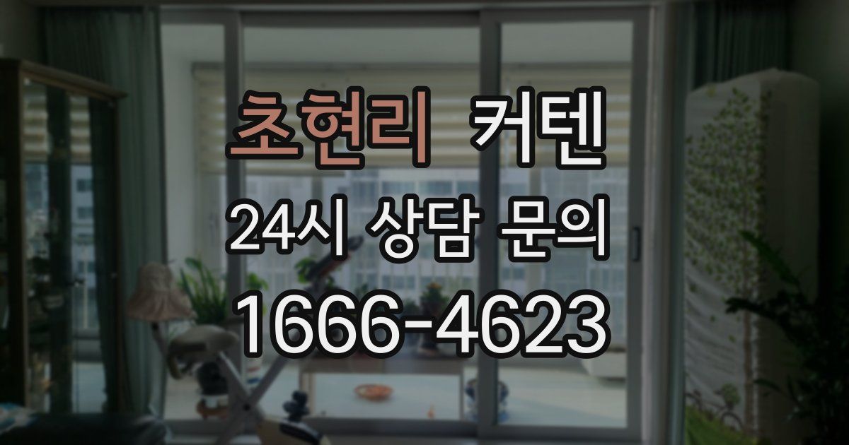 초현리 커텐