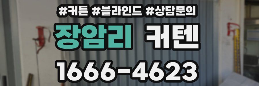 장암리 커텐