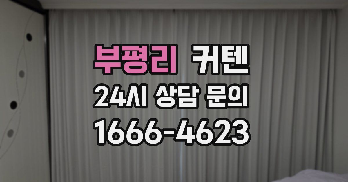 부평리 커텐