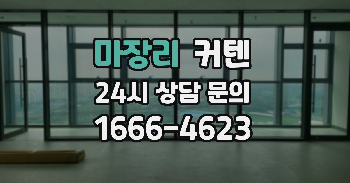 마장리 커텐