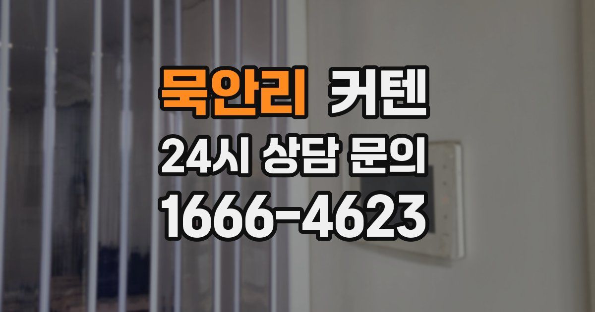 묵안리 커텐