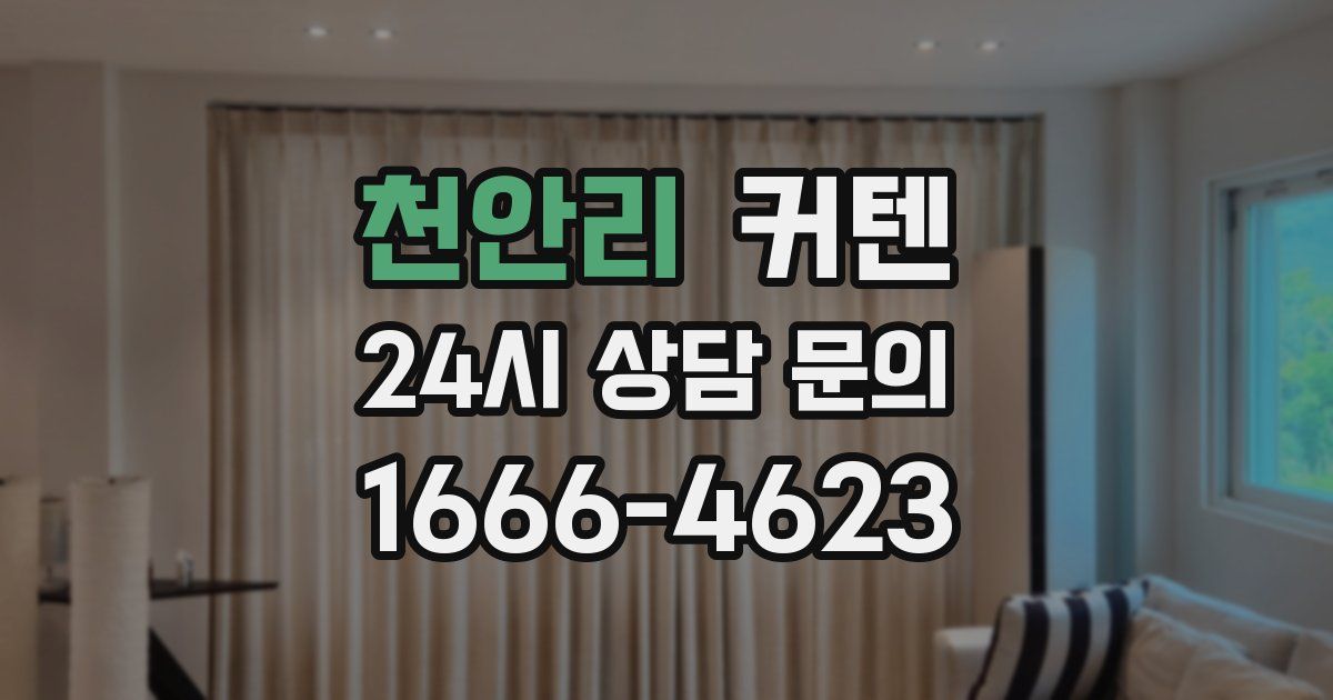 천안리 커텐
