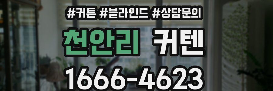 천안리 커텐