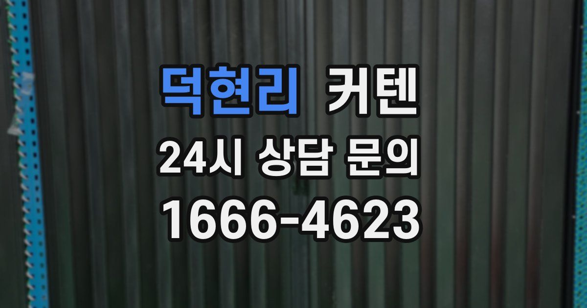 덕현리 커텐