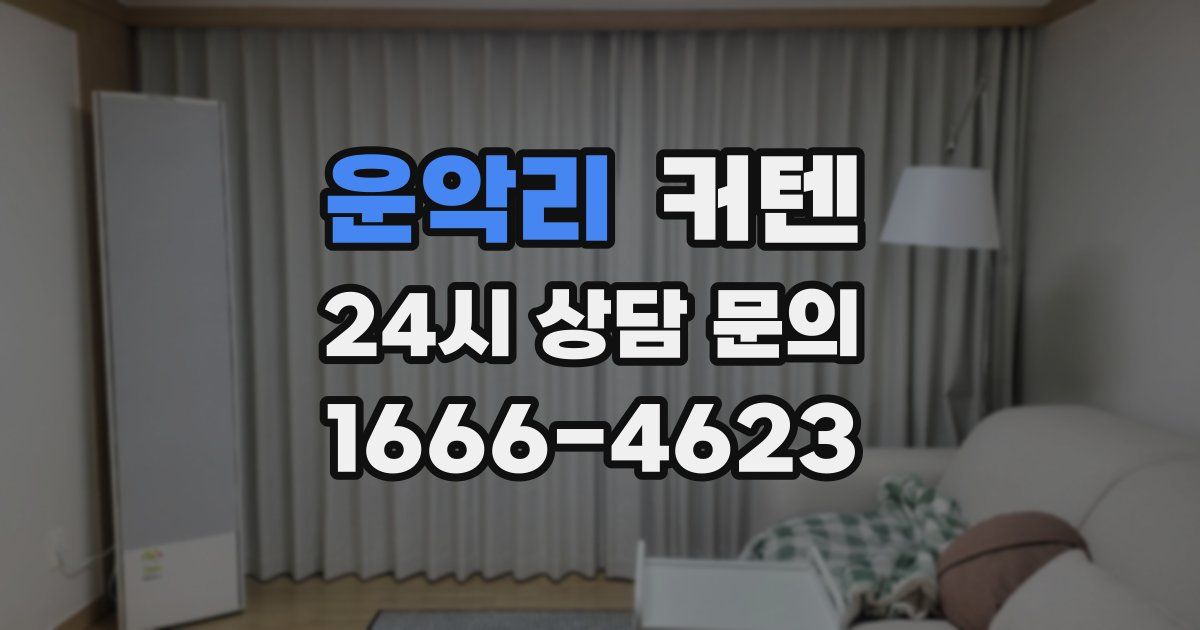 운악리 커텐