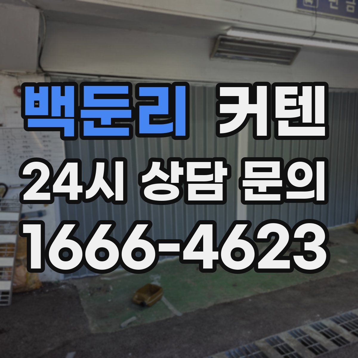 백둔리 커텐
