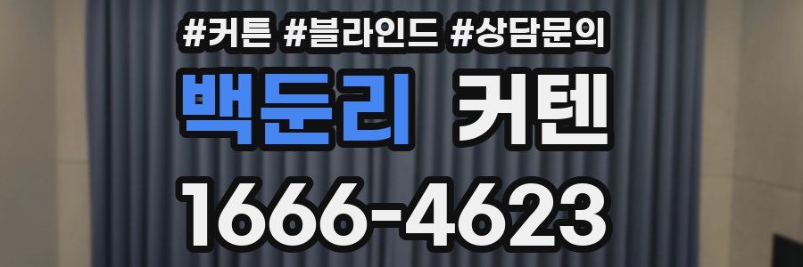 백둔리 커텐
