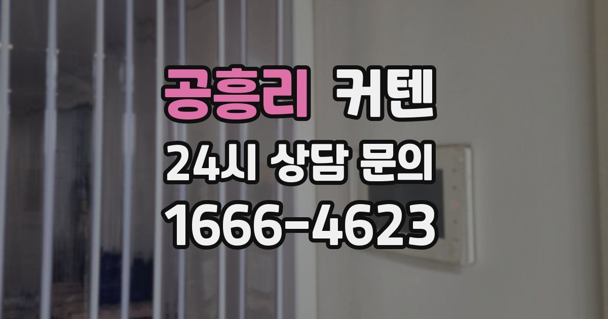 공흥리 커텐