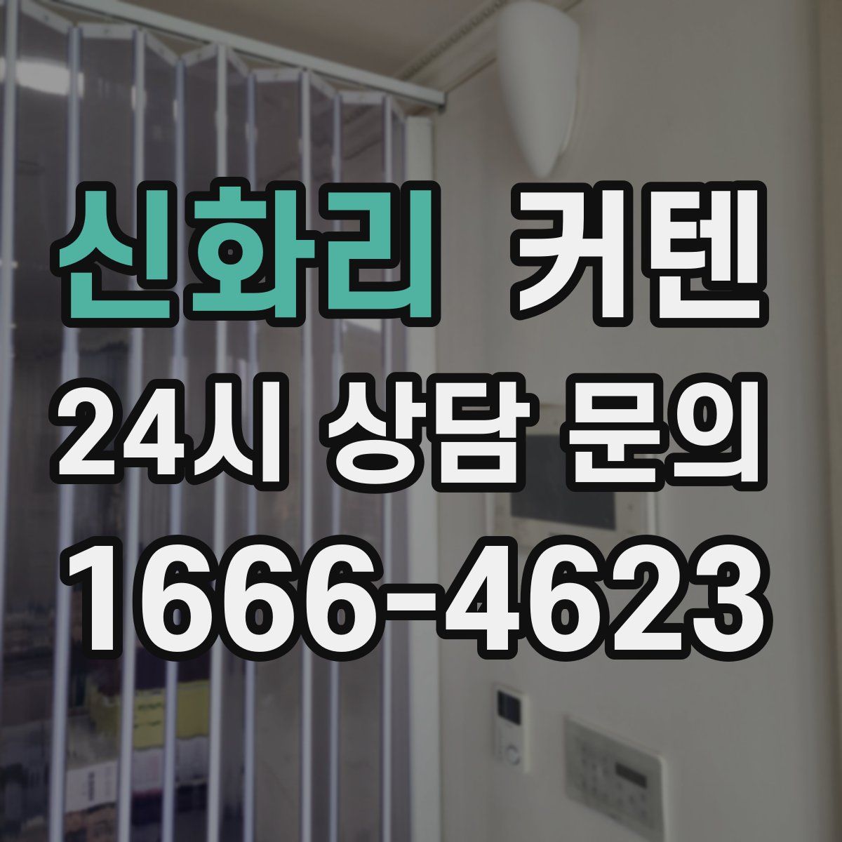 신화리 커텐