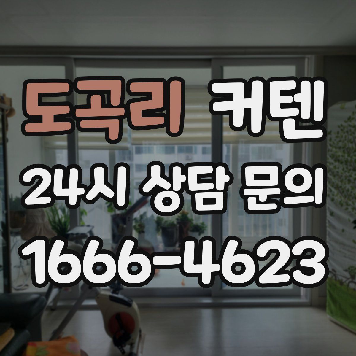 도곡리 커텐