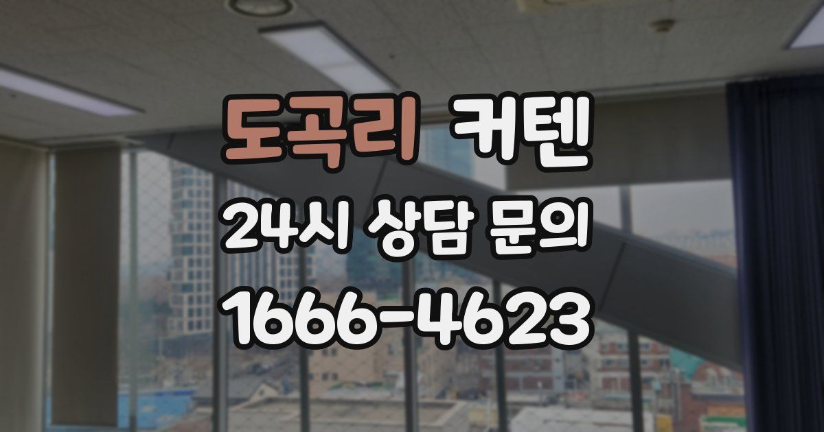 도곡리 커텐