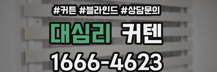대심리 커텐