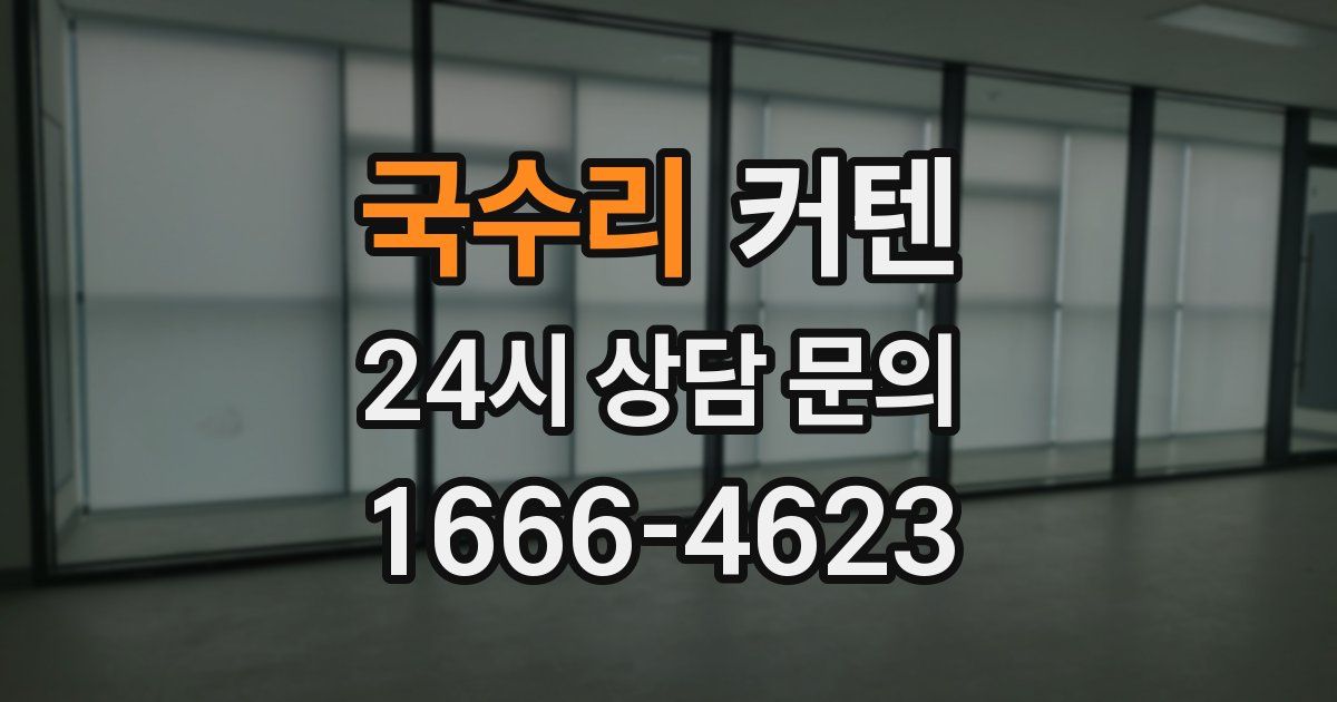 국수리 커텐
