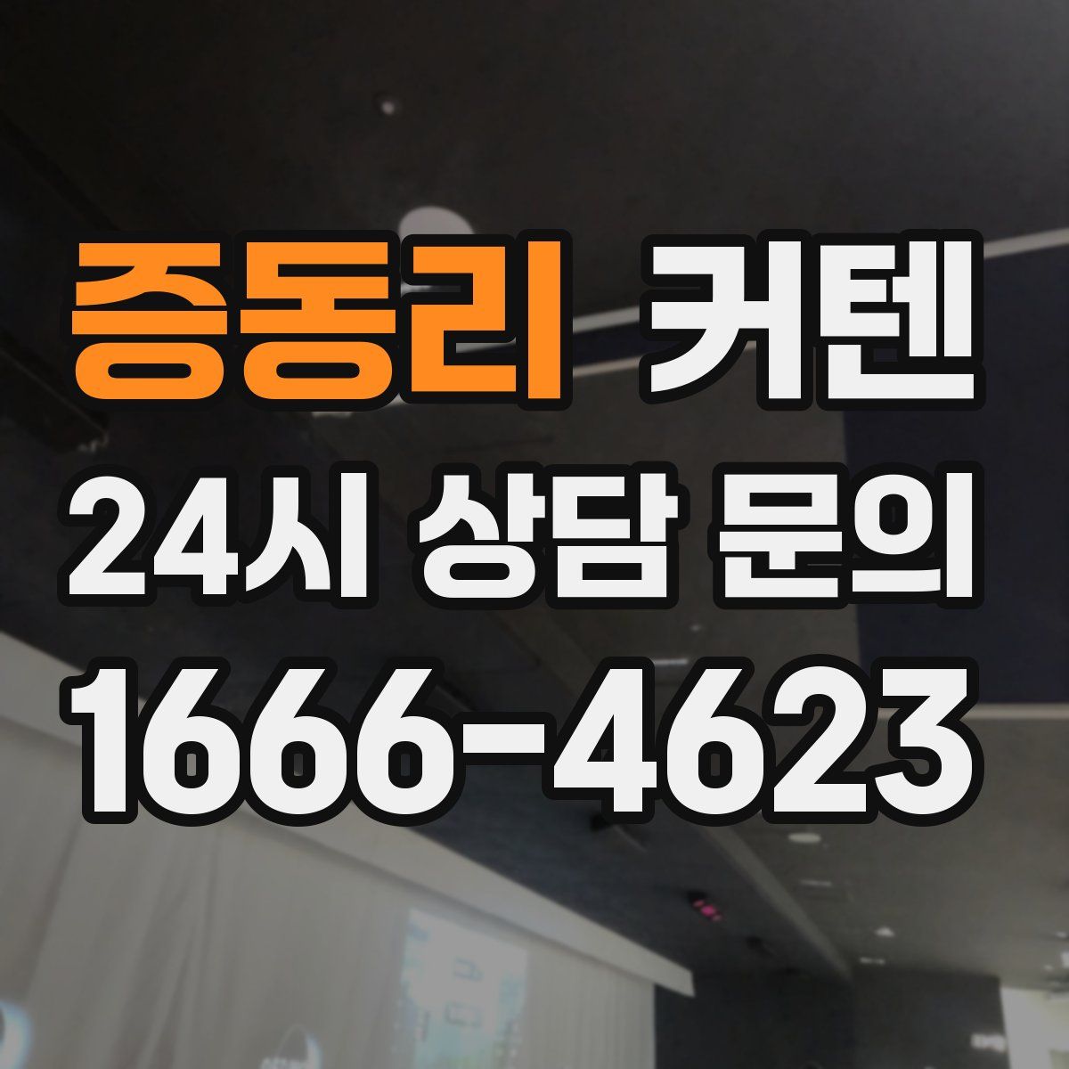 증동리 커텐