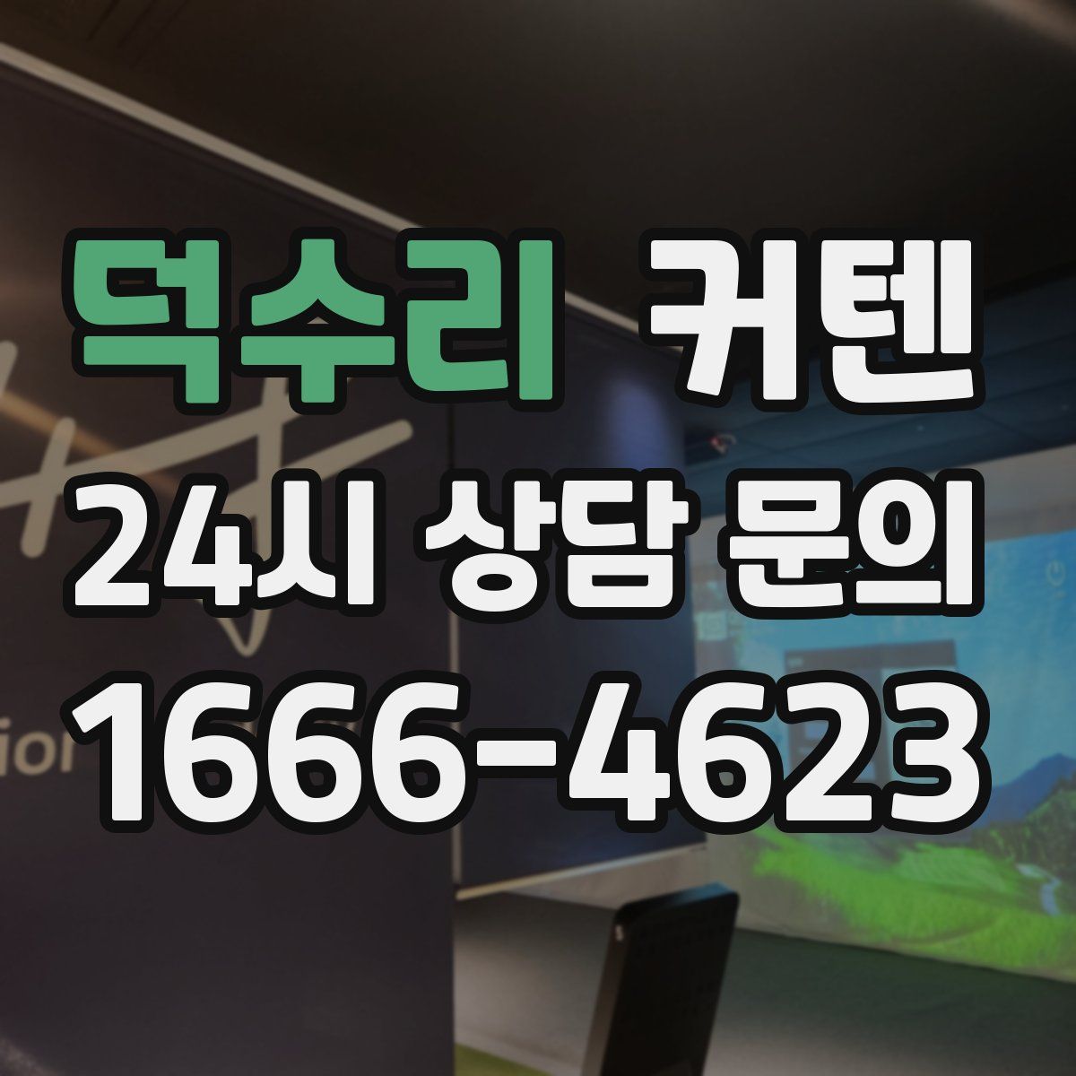 덕수리 커텐