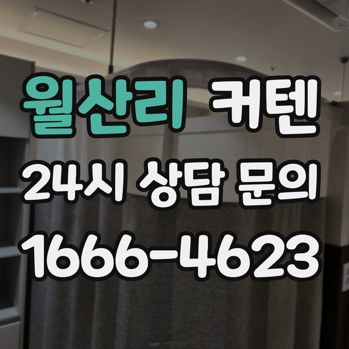 월산리 커텐