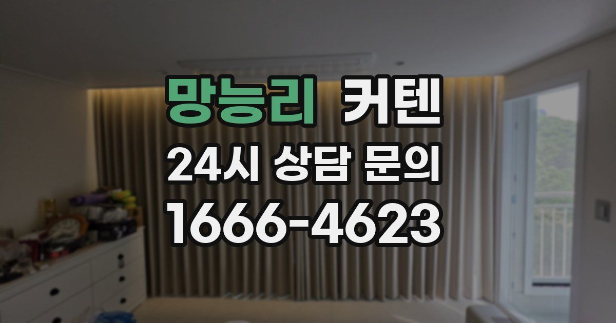 망능리 커텐