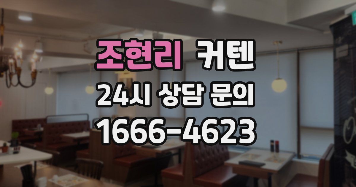 조현리 커텐