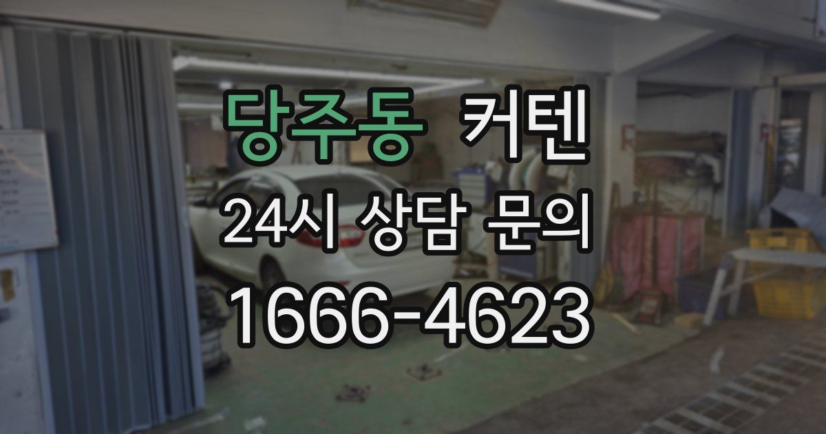 당주동 커텐