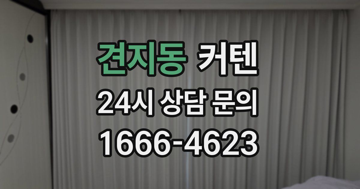 견지동 커텐
