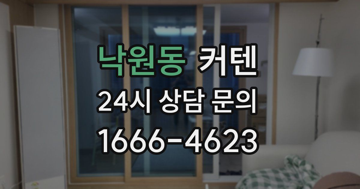 낙원동 커텐