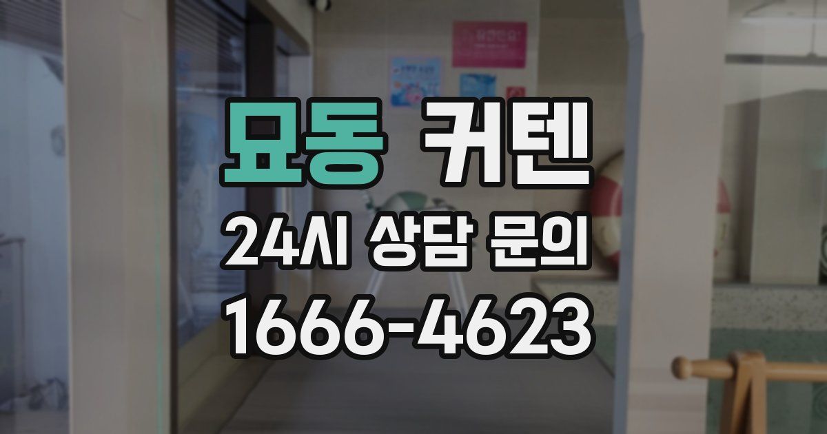 묘동 커텐