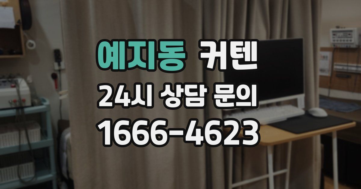 예지동 커텐