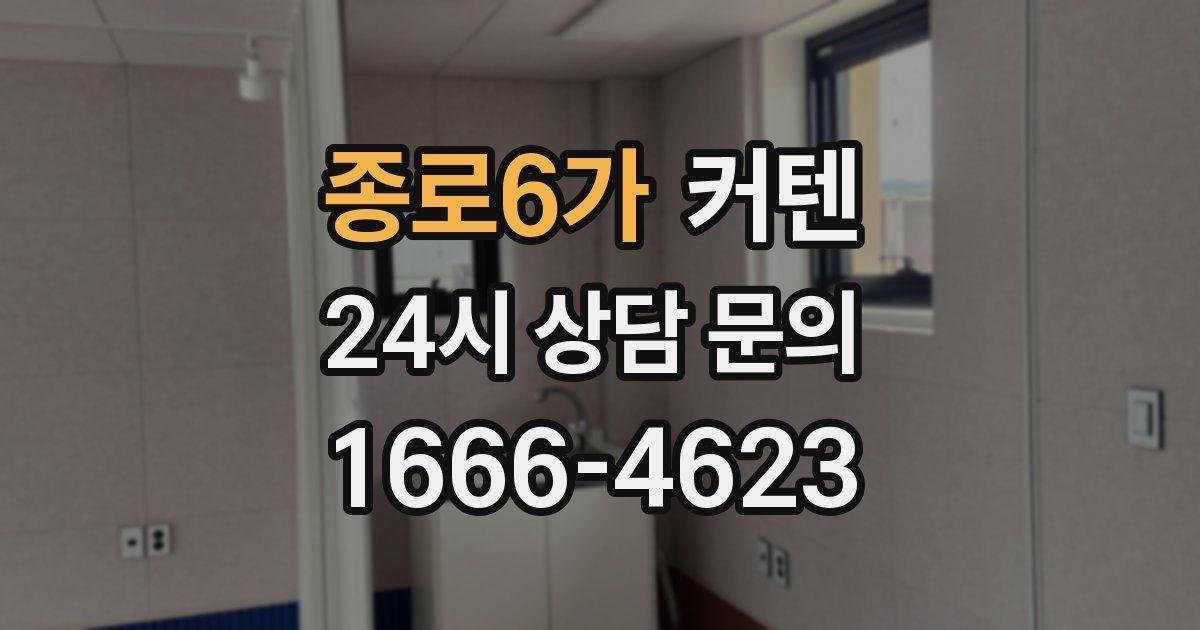 종로6가 커텐