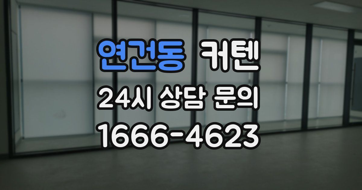 연건동 커텐