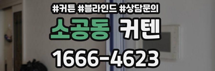 소공동 커텐