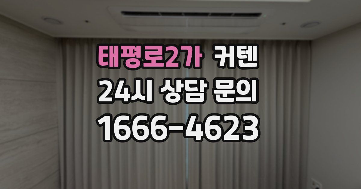 태평로2가 커텐