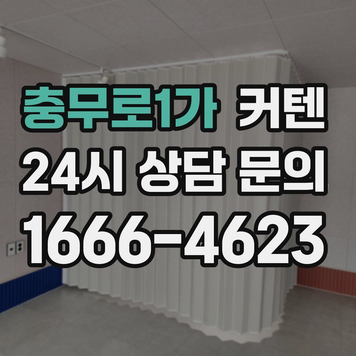 충무로1가 커텐