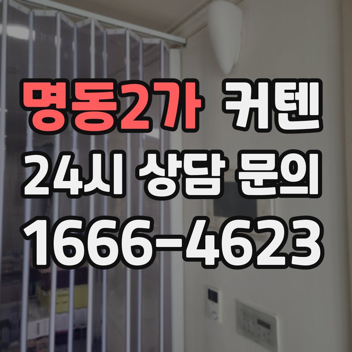 명동2가 커텐