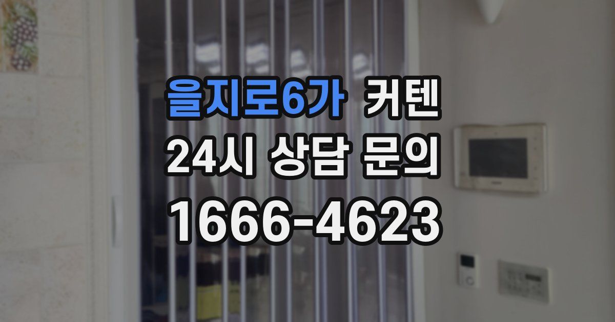 을지로6가 커텐