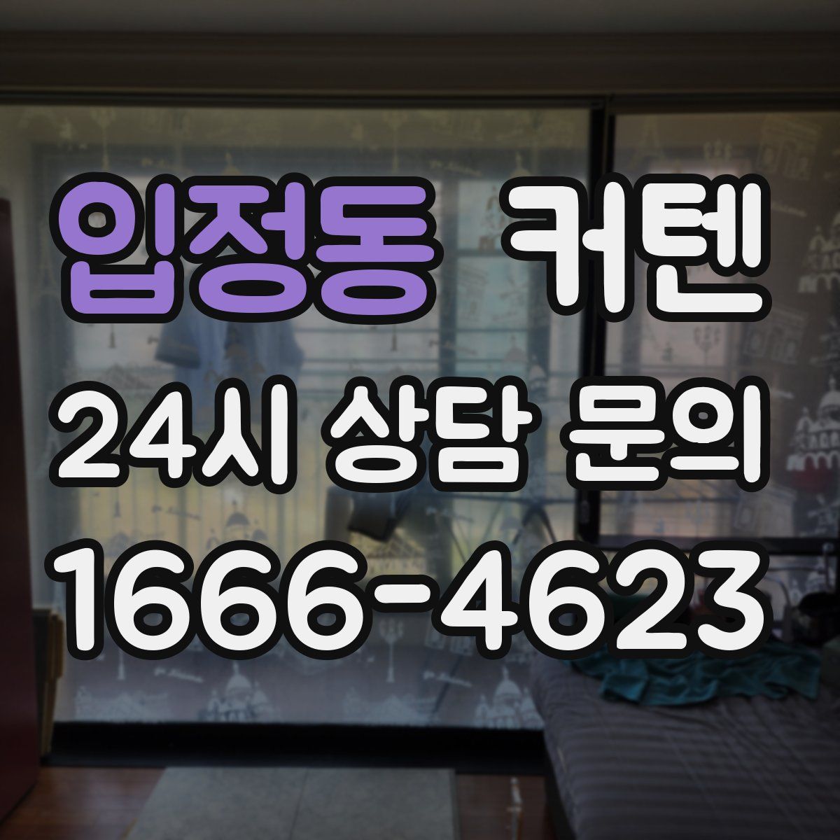 입정동 커텐