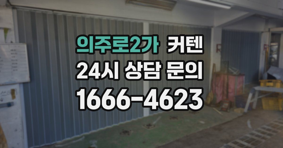 의주로2가 커텐