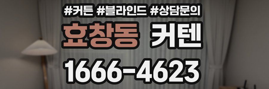 효창동 커텐