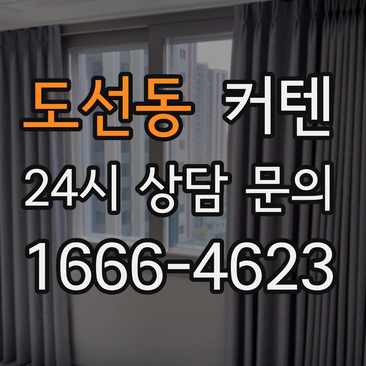 도선동 커텐