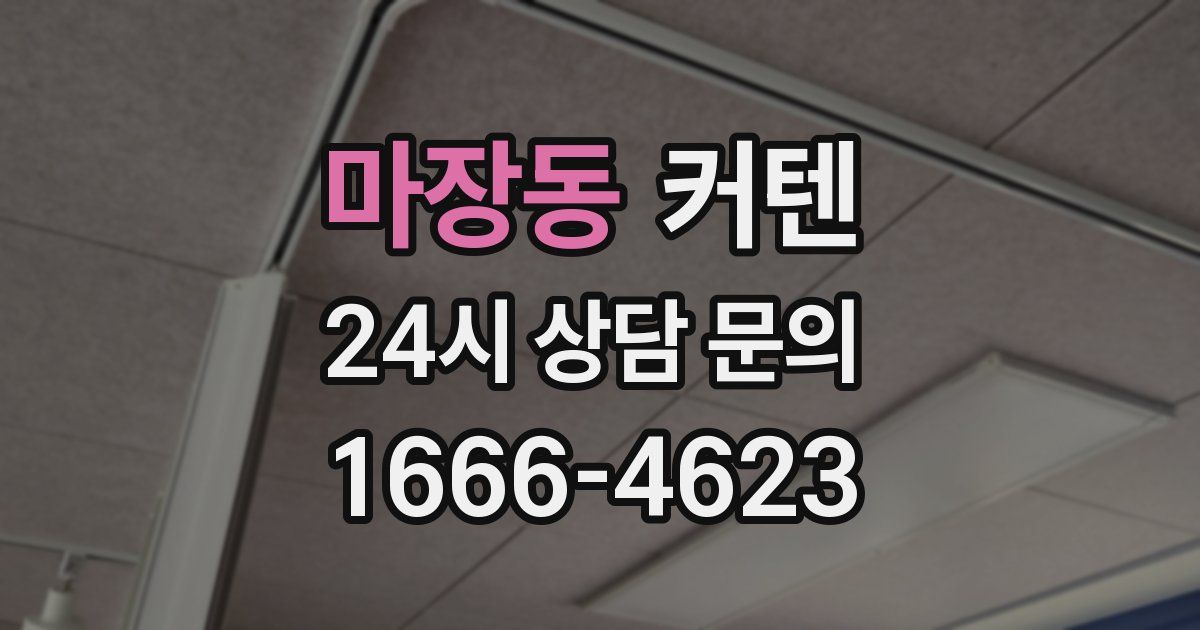 마장동 커텐