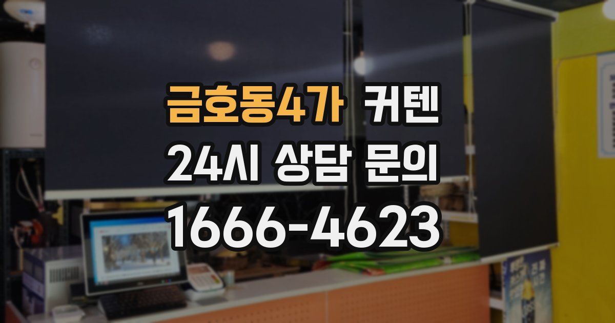 금호동4가 커텐