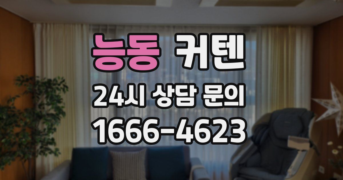 능동 커텐